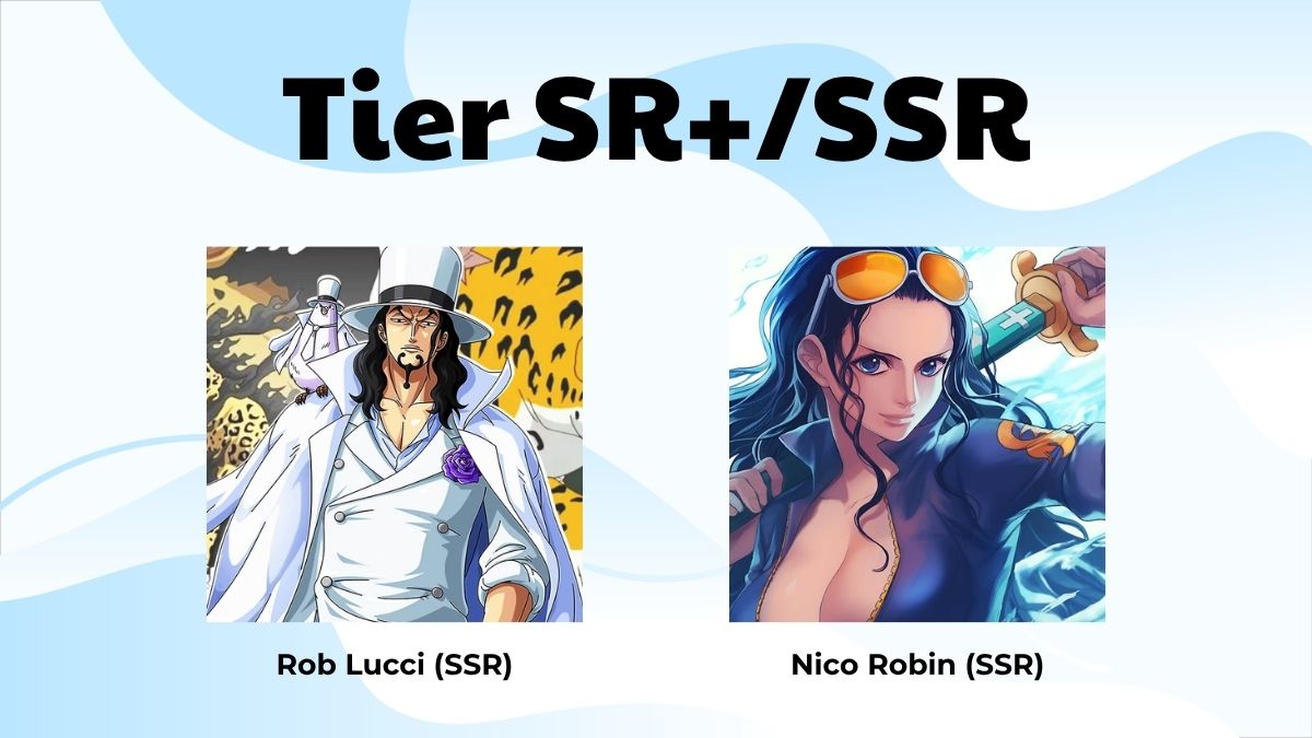 Siêu hải tặc Tier List - Tier SR+/SSR