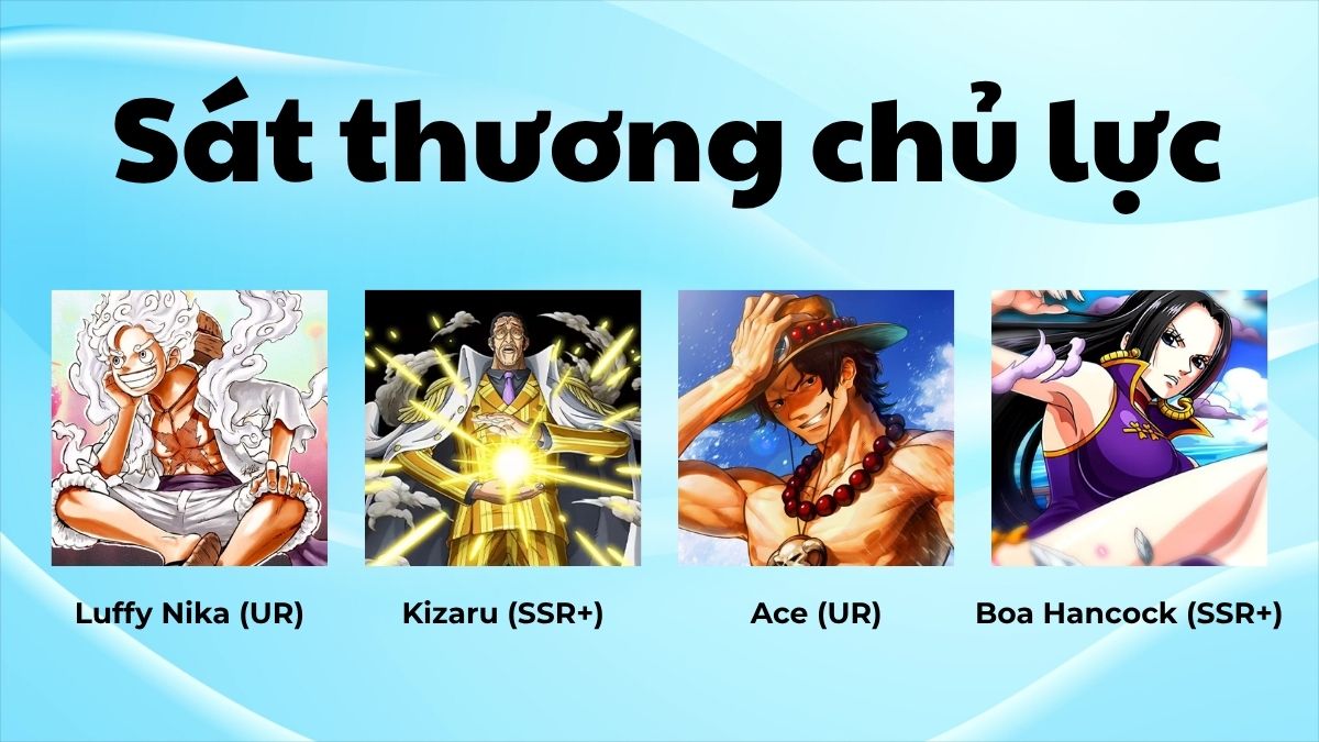 Siêu hải tặc Tier List - Top nhân vật sát thương
