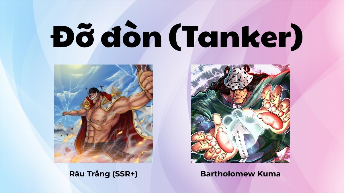 Siêu hải tặc Tier List - Top nhân vật đỡ đòn tốt