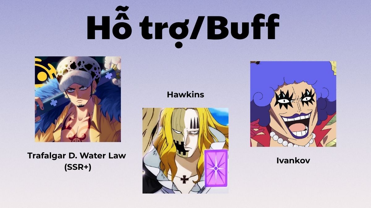Siêu hải tặc Tier List - Top nhân vật hỗ trợ
