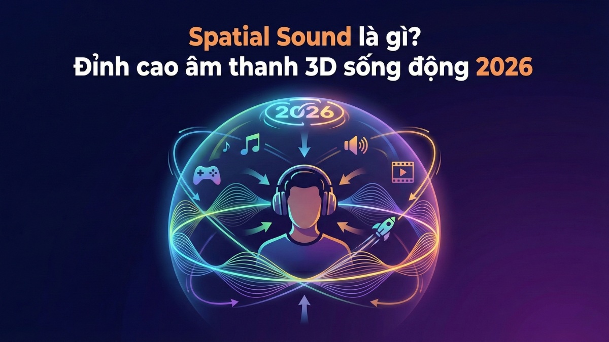 Spatial Sound là gì? Đỉnh cao âm thanh 3D sống động [Variable_CurrentYear]