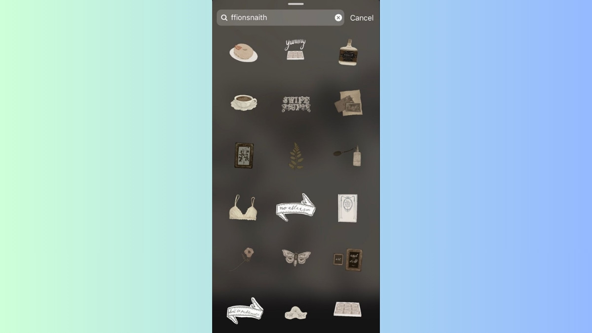 Sticker đẹp trên Instagram phong cách cổ điển