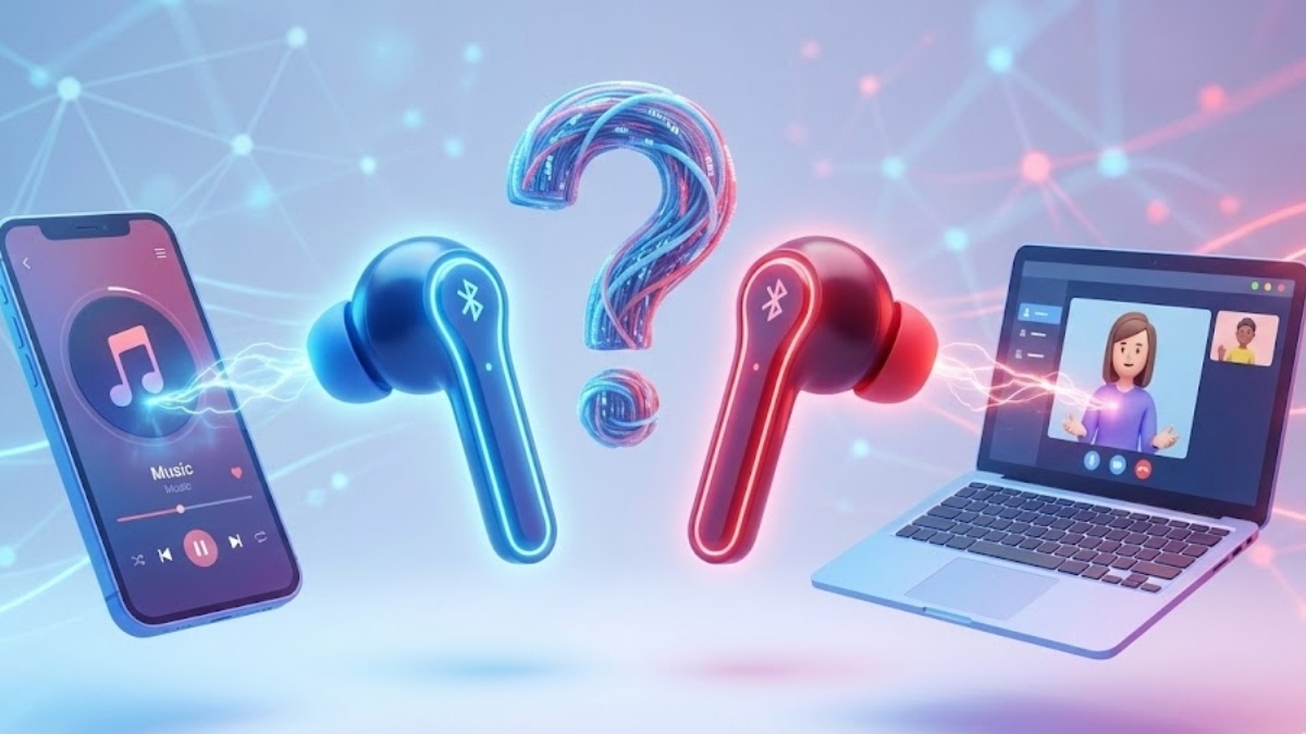 Tai nghe Bluetooth bị tách làm 2 thiết bị có thể dùng cùng lúc?