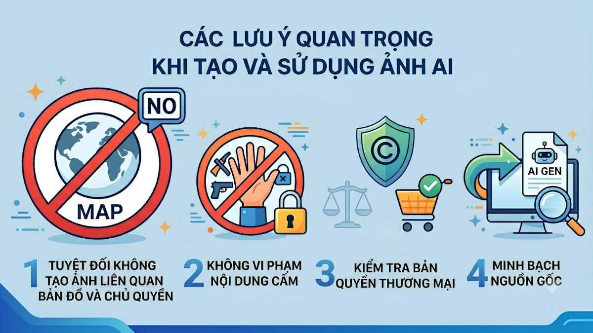 Lưu ý khi tạo ảnh AI