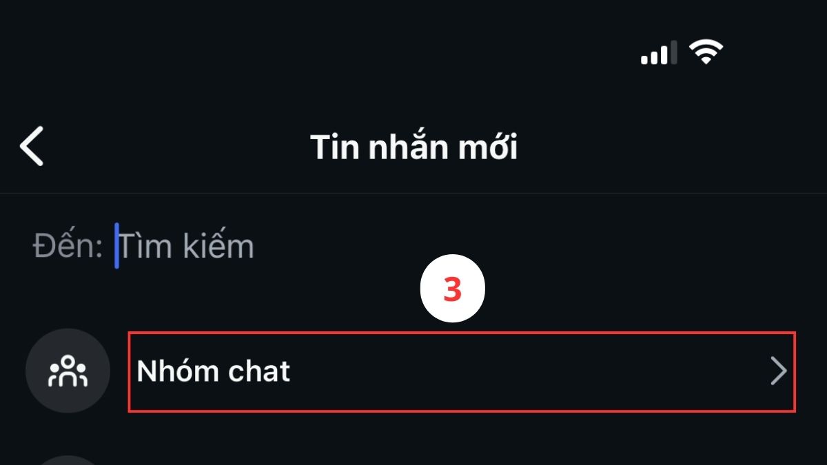 Cách tạo nhóm Instagram trên điện thoại bước 3
