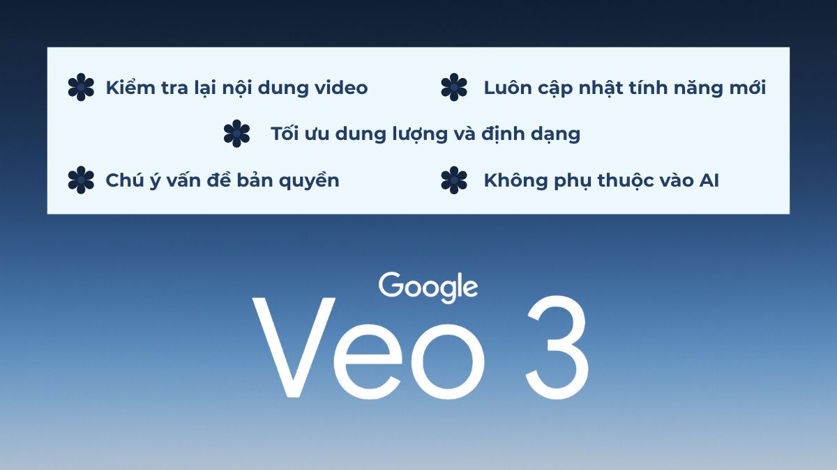 Tạo video AI bằng Gemini Veo 3 và các lưu ý