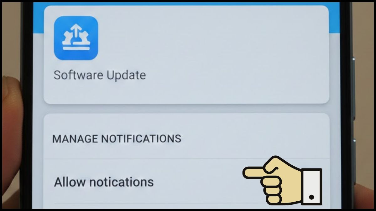 Cách tắt cập nhật phần mềm OPPO - Tắt thông báo bước 3