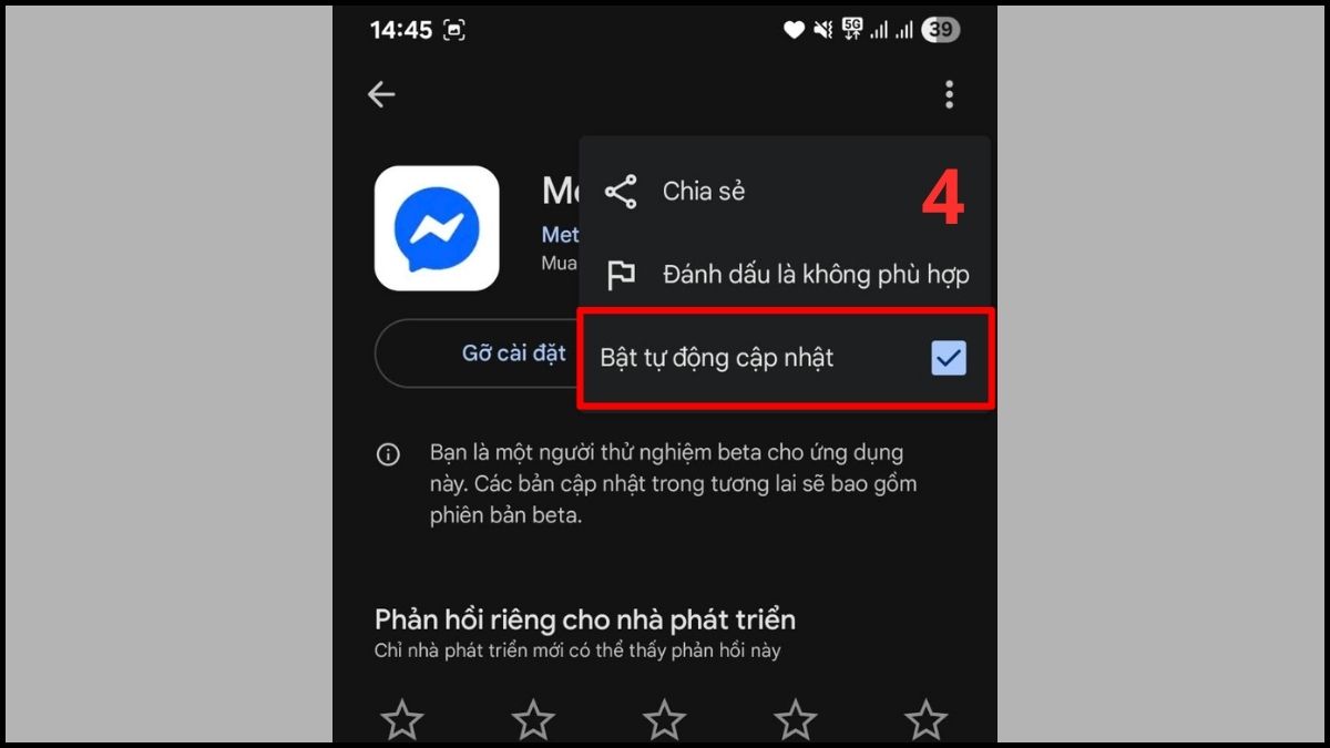 Cách tắt cập nhật phần mềm OPPO bước 3