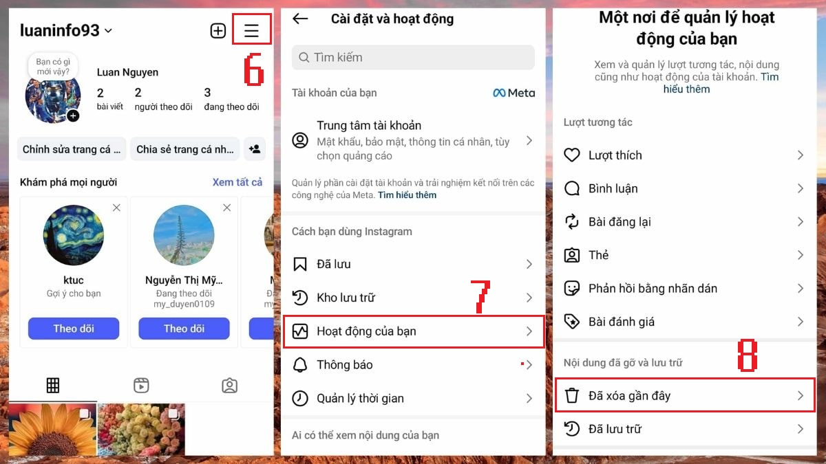 Cách đổi ảnh đã đăng trên Instagram bước 6, 7, 8