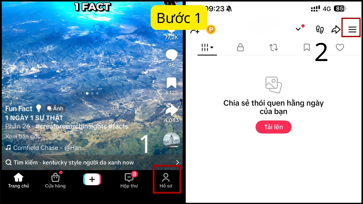 Sửa lỗi Tiktok không vào được - Xóa bộ nhớ đệm bước 1