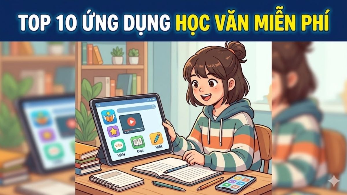 Top 10 ứng dụng học văn miễn phí, hiệu quả nhất 2026