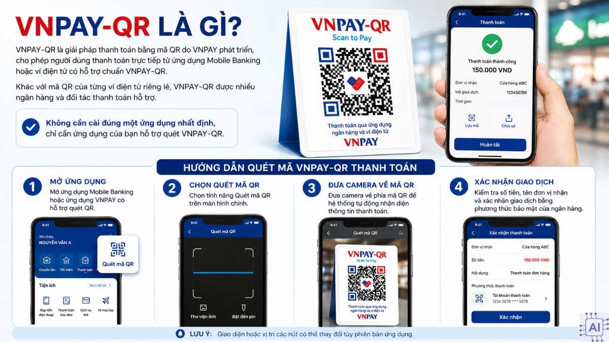 VNPAY là gì? Cách quét mã QR