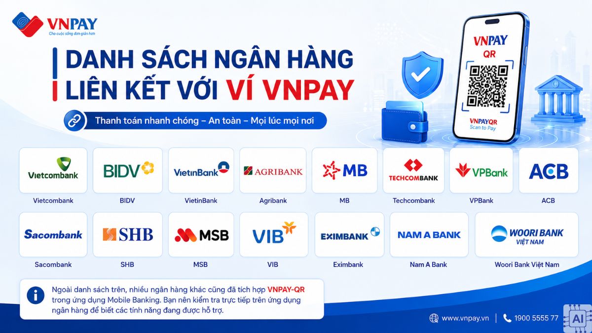 VNPAY là gì? Ngân hàng liên kết với VNPAY