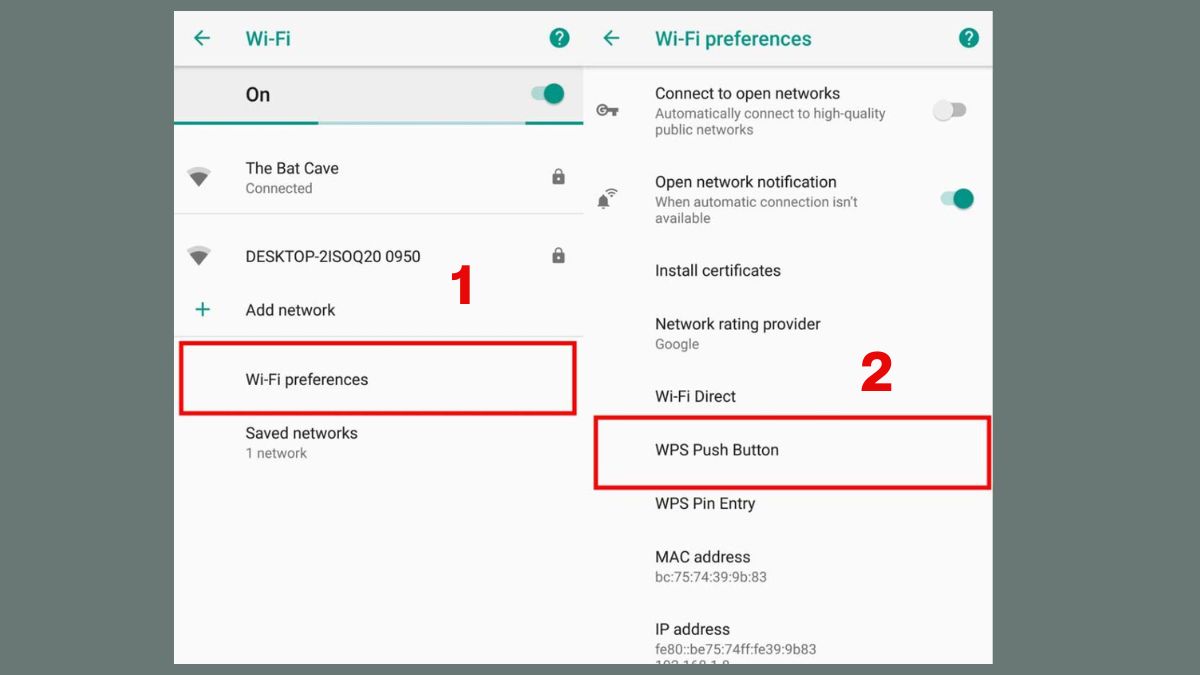 Cách kết nối WPS là gì? Bước 1, 2