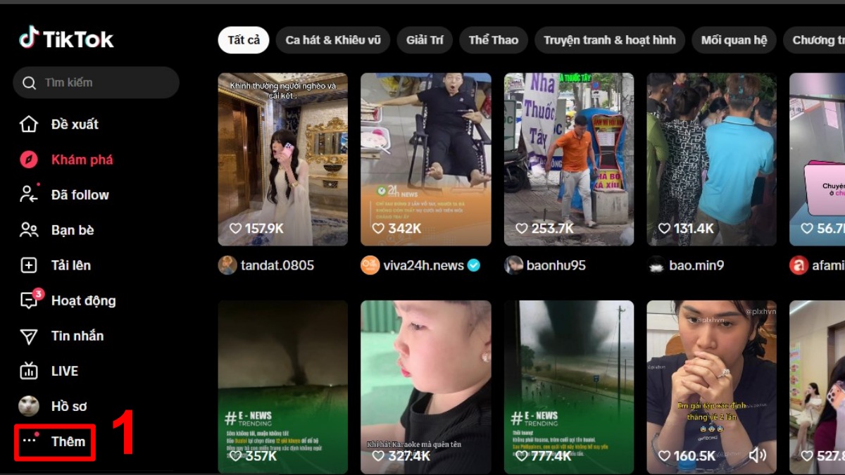 Cách xóa tài khoản Tik Tok vĩnh viễn trên máy tính bước 1