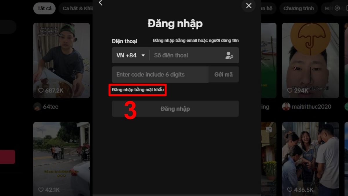 Cách xóa tài khoản TikTok trong trường hợp quên mật khẩu bước 3