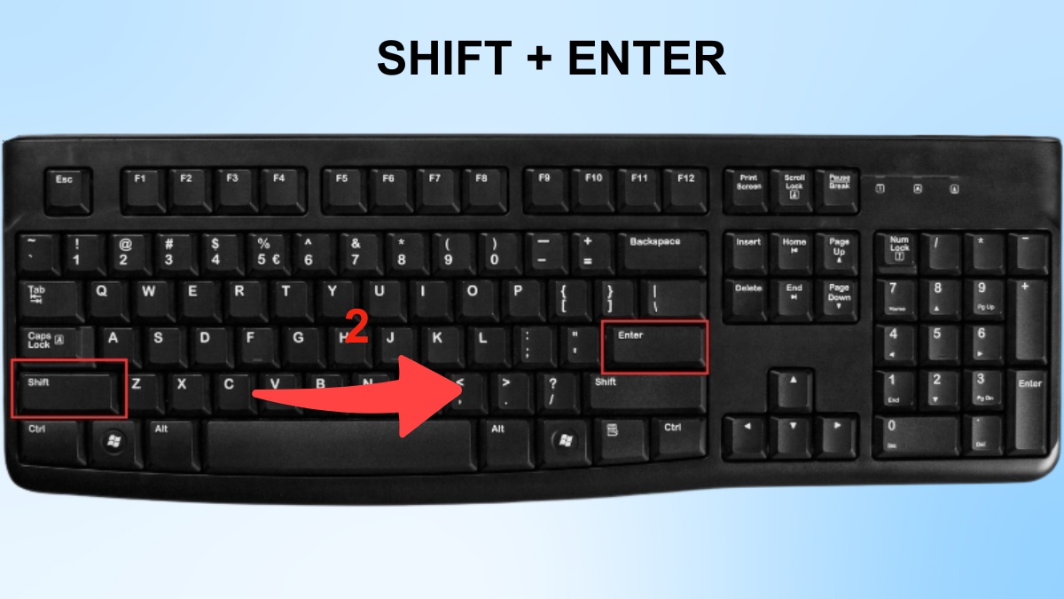 Cách xuống dòng trong ChatGPT trên máy tính - Shift + Enter bước 2