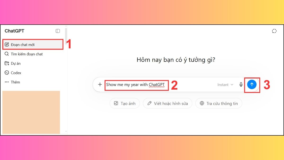 Cách truy cập Your Year with ChatGPT