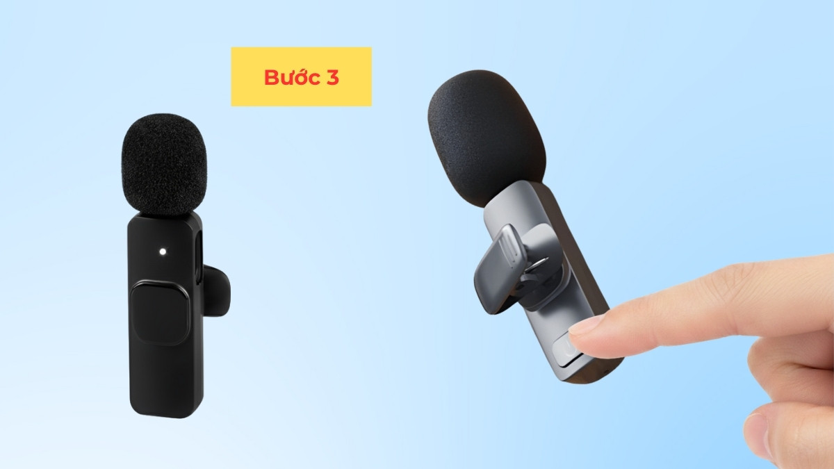 Cách sử dụng mic thu âm K9 đơn giản và hiệu quả bước 3