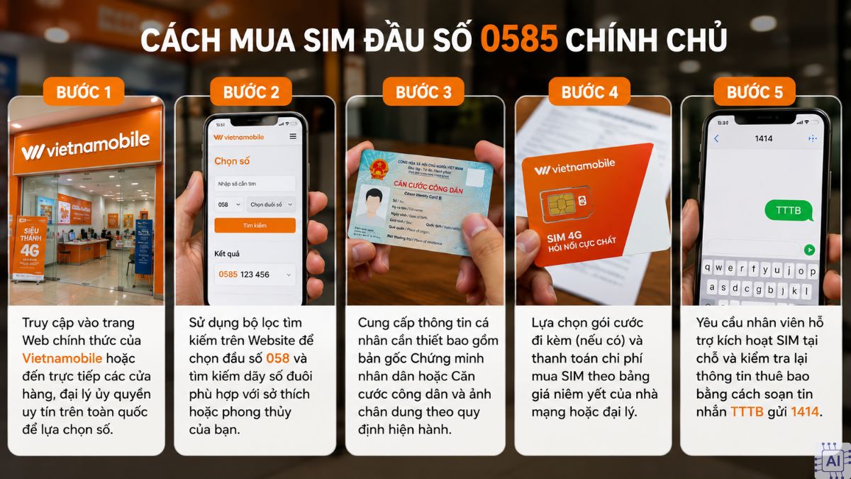 Cách mua SIM đầu số 0585 chính chủ