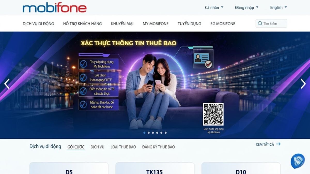 Mua SIM 0792 tại Website chính thống của MobiFone
