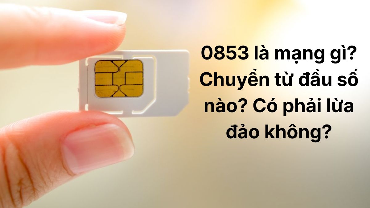 0853 là mạng gì? Chuyển từ đầu số nào? Có phải lừa đảo không