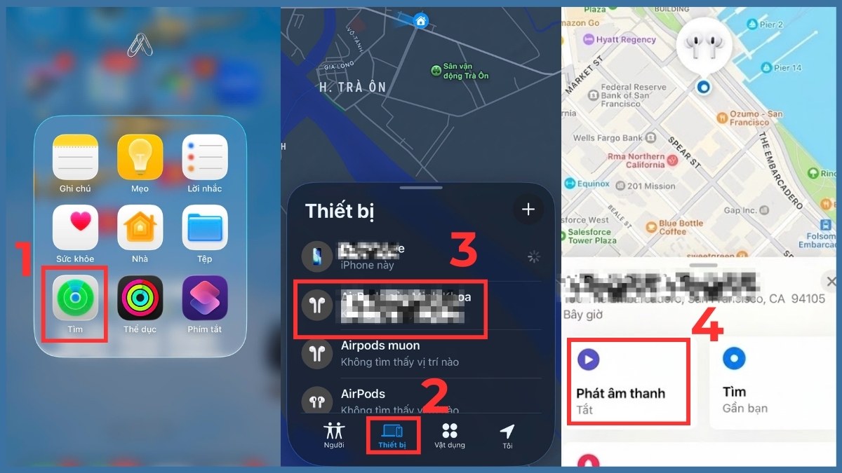 Cách tìm tai nghe Bluetooth bị mất trên iPhone bằng Tính năng Phát âm thanh