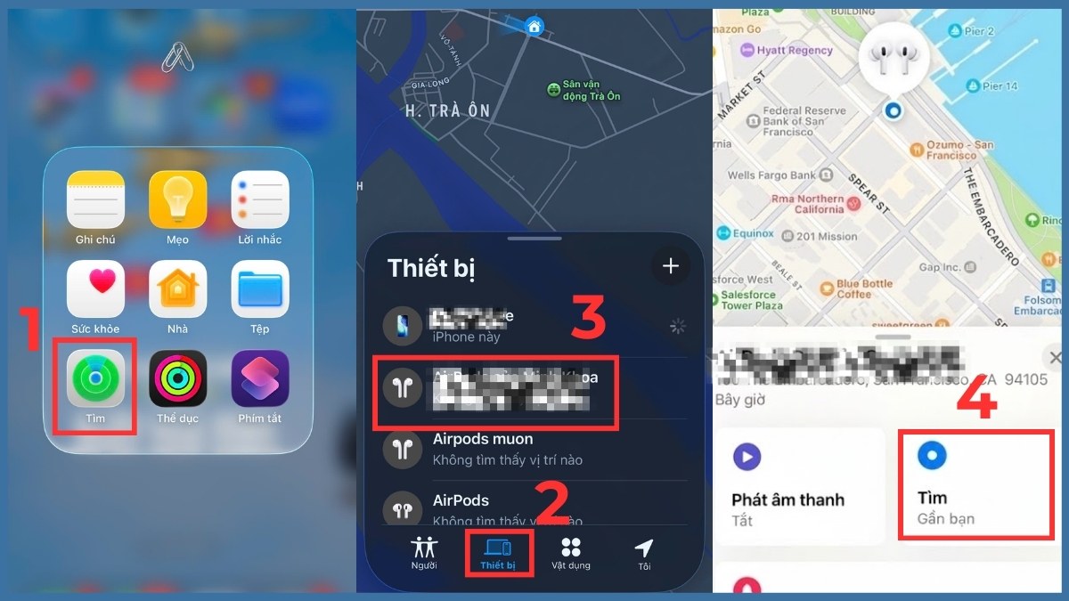 Cách tìm tai nghe Bluetooth bị mất trên iPhone bằng Chế độ Precision Finding