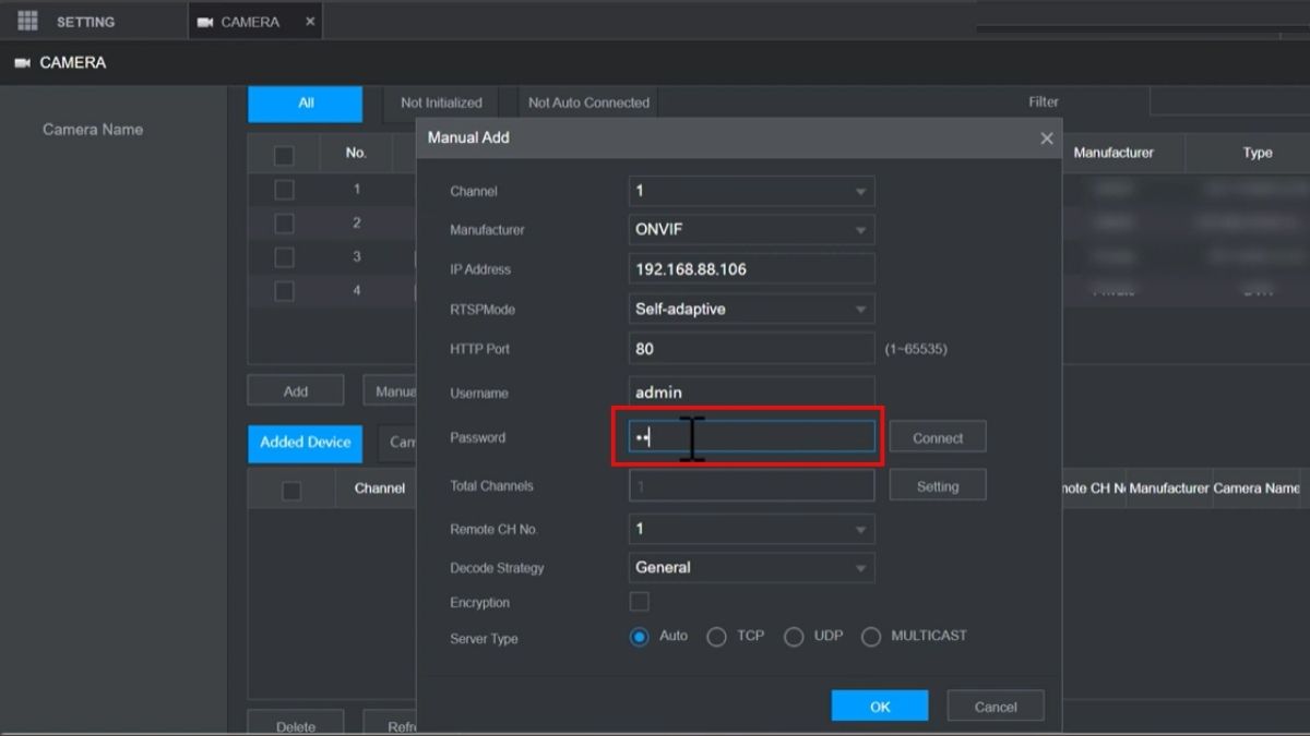 Các lỗi thường gặp khi add camera Ezviz vào đầu ghi Dahua