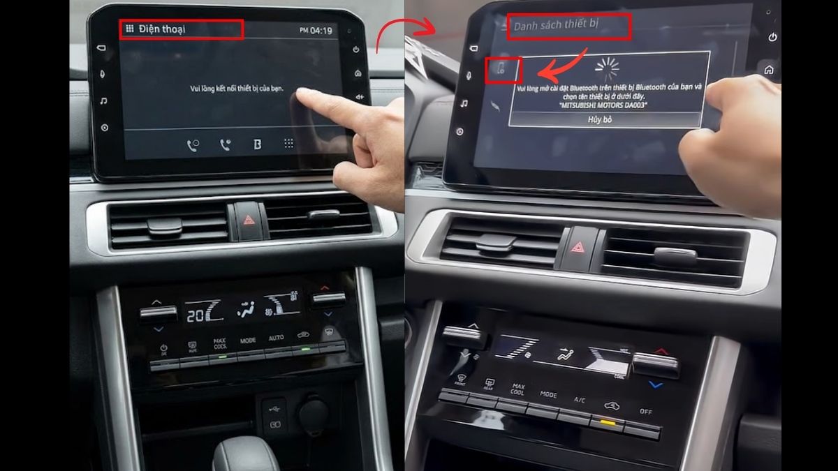 Cách kết nối Android Auto qua Bluetooth bước 1