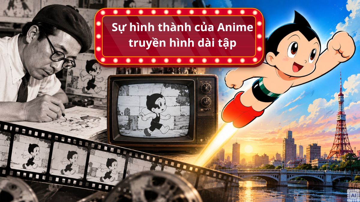 Sự hình thành của Anime truyền hình dài tập