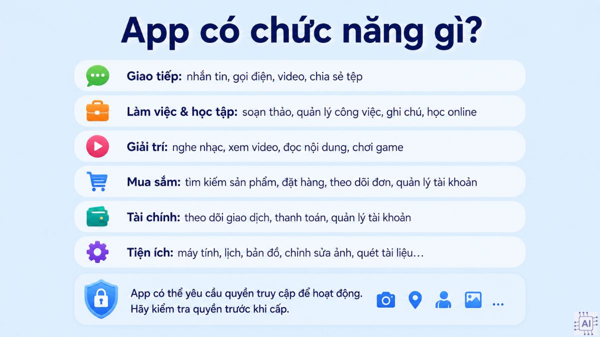 App có chức năng gì