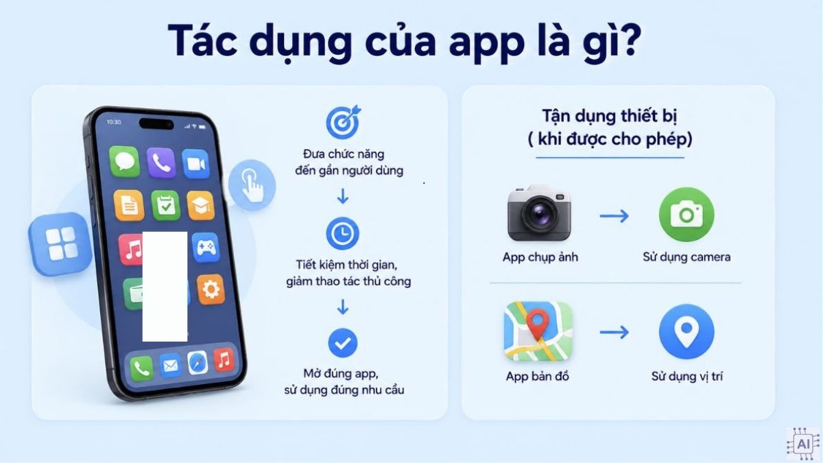Tác dụng của app là gì