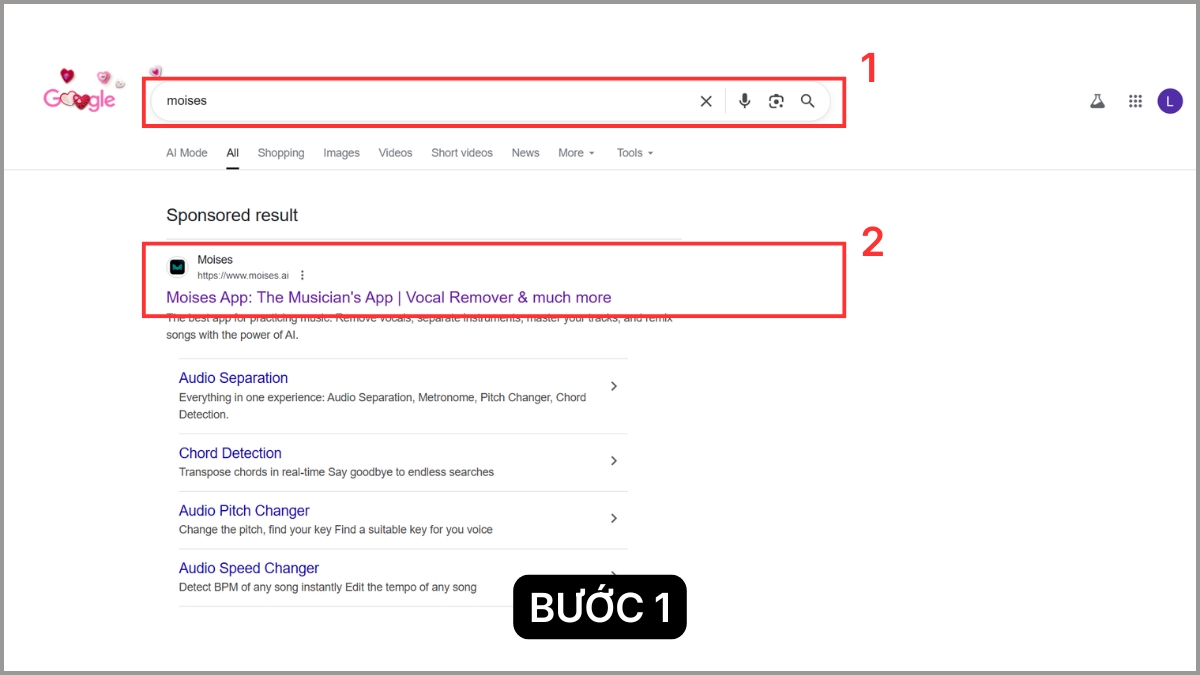 Cách sử dụng app tách nhạc và lời bằng Moises bước 1