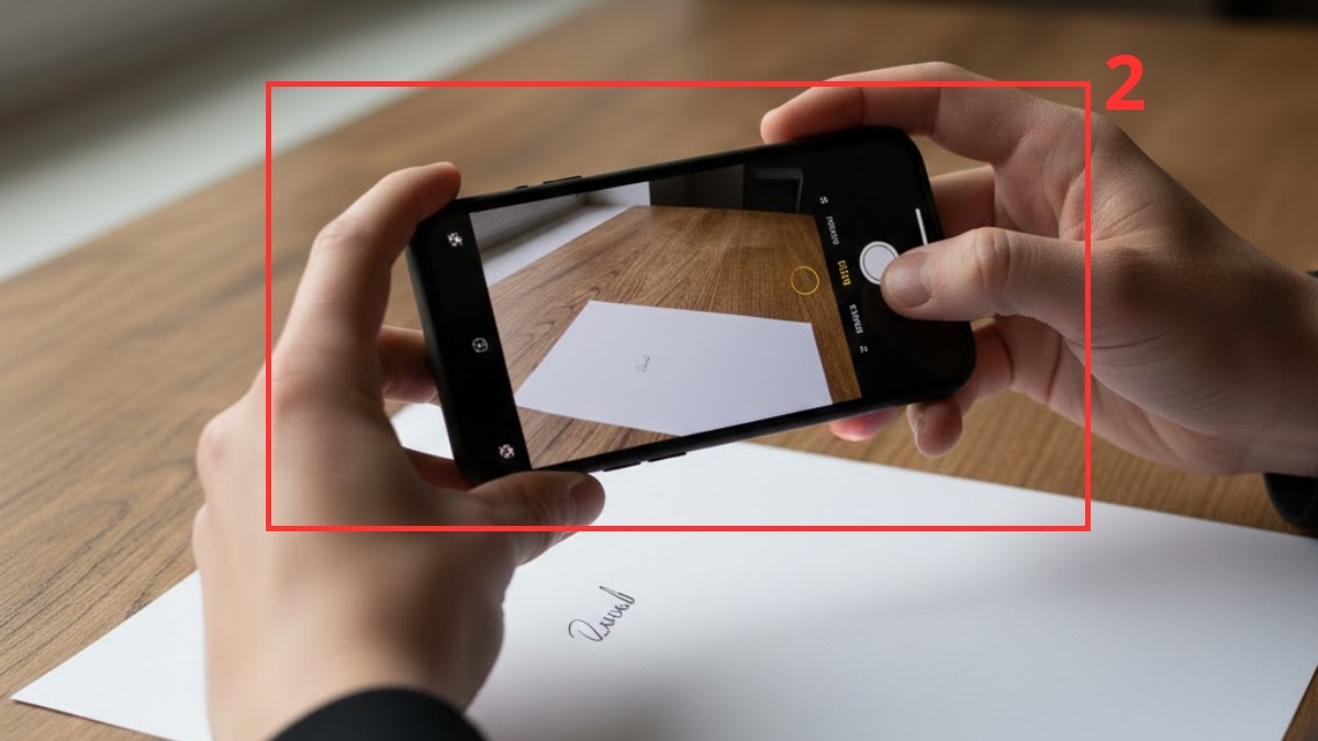 Cách chuyển từ chữ ký tay trên giấy sang File ảnh tách nền bước 2
