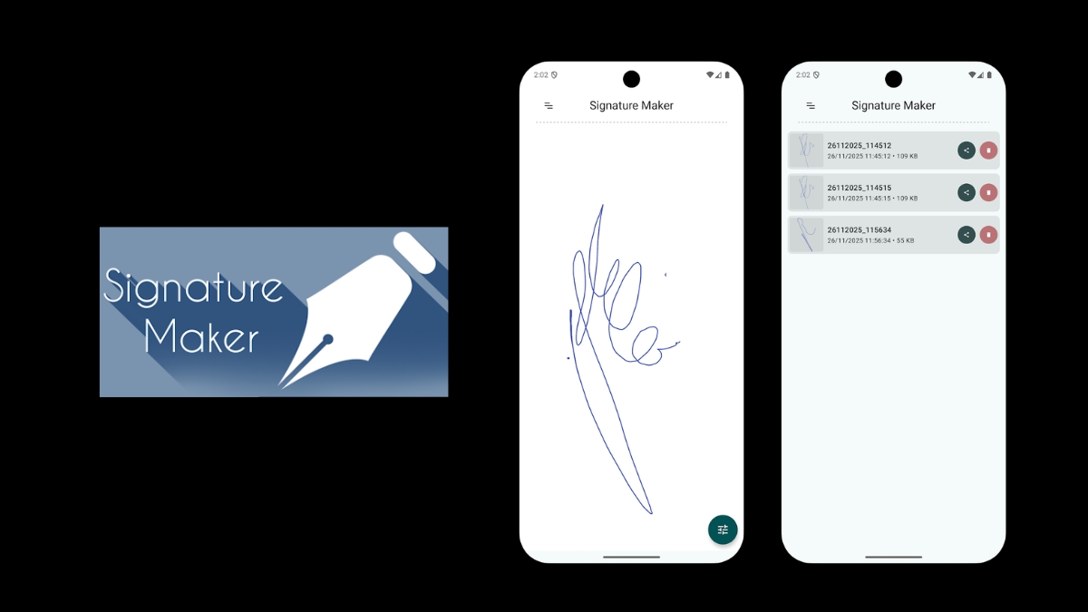 App tạo chữ ký trên điện thoại miễn phí Chữ ký Maker