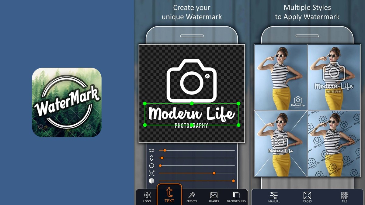 App tạo chữ ký trên điện thoại miễn phí Watermark