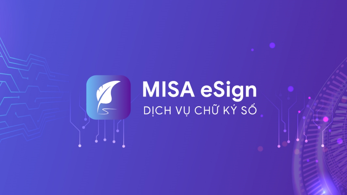 App tạo chữ ký trên điện thoại MISA eSign