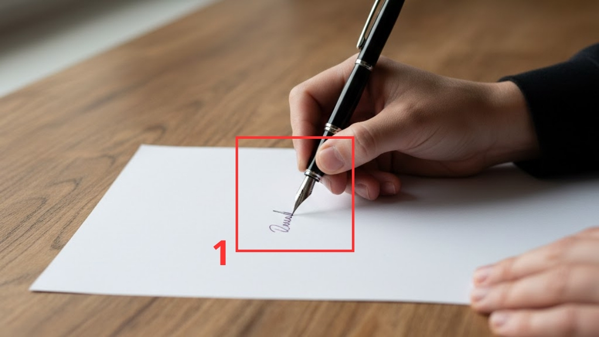 Cách chuyển từ chữ ký tay trên giấy sang File ảnh tách nền bước 1