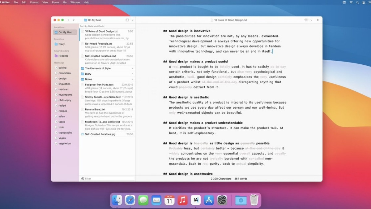 app viết truyện cho máy tính và laptop iA Writer