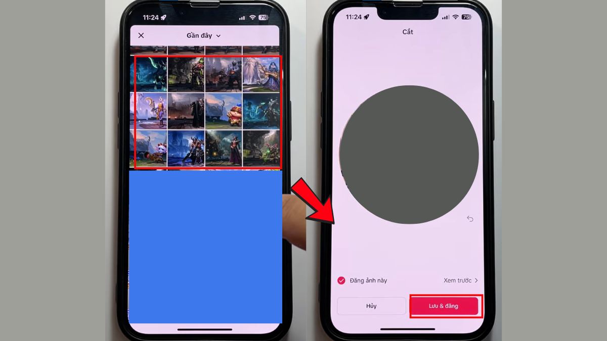 Cách cài đặt avatar ẩn danh trên TikTok bước 3