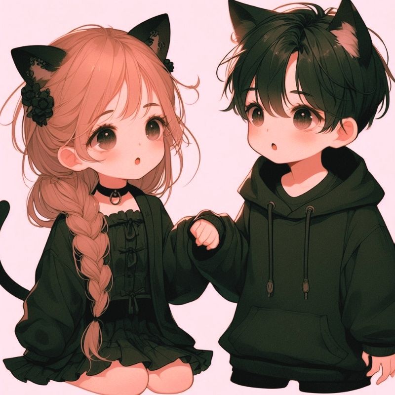 Avatar giấu mặt và ảnh đại diện anime đôi 1