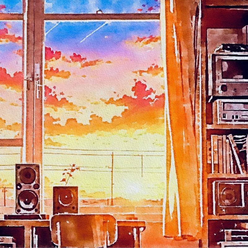 Ảnh lofi chill và phong cảnh buồn tâm trạng 9