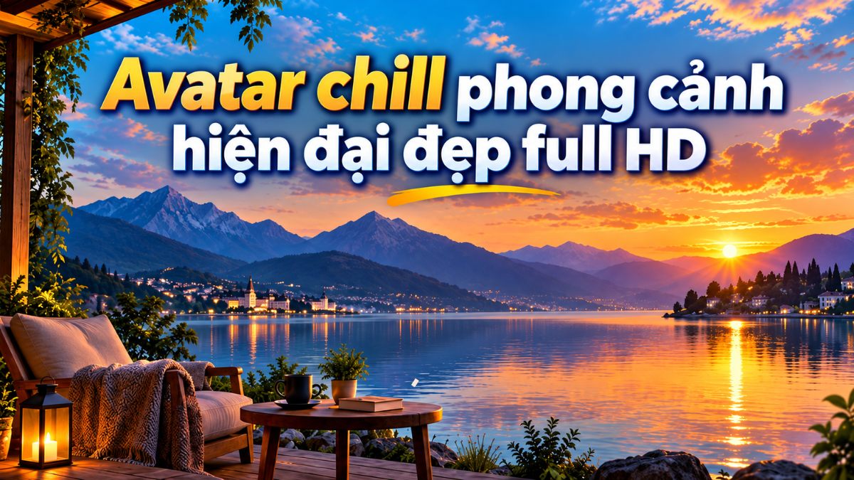Tải 50+avatar chill phong cảnh hiện đại đẹp full HD