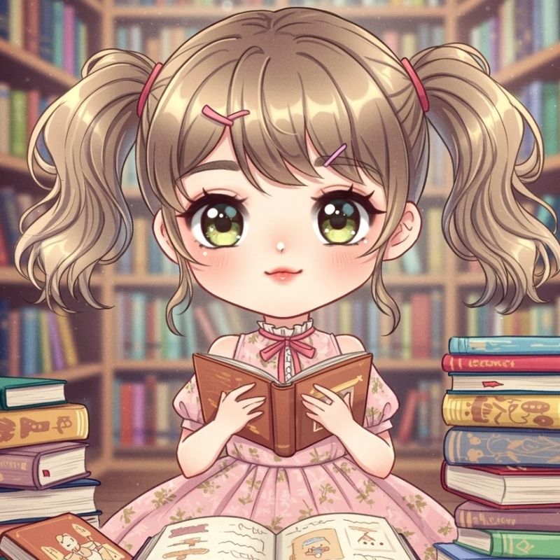 Avatar học tập cute và chibi đáng yêu 10