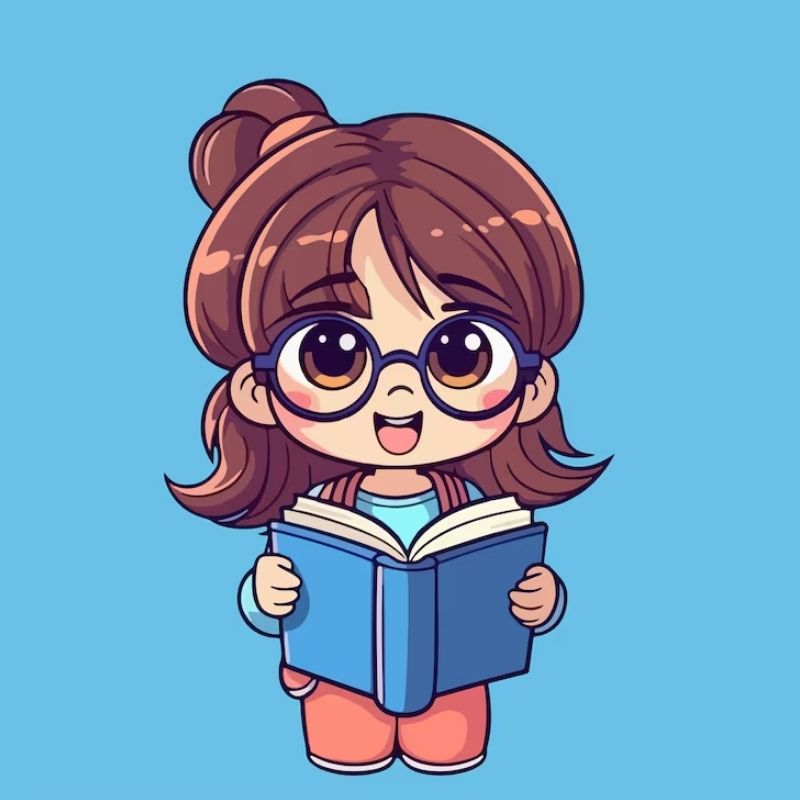 Avatar học tập cute và chibi đáng yêu 11