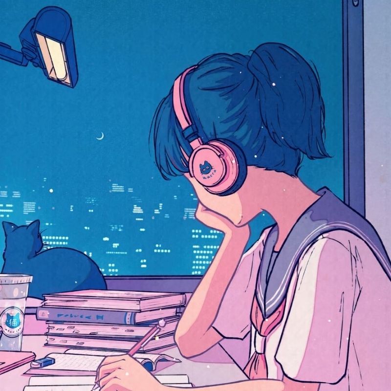 Avatar học tập anime truyền cảm hứng 2