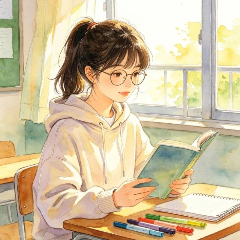 Avatar học tập anime truyền cảm hứng 4
