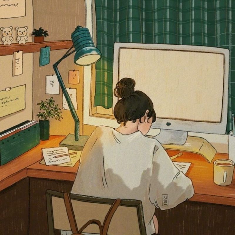 Avatar học tập anime truyền cảm hứng 6