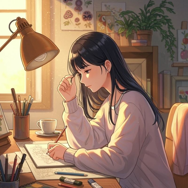 Avatar học tập anime truyền cảm hứng 10